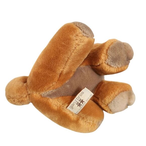 Vintage Ganz Baby Wrinkles Dog Puppy Collar Tag Plush Brown Stuffed 1981 - Picture 11 of 11